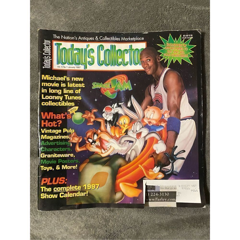 Vintage Todays Collector magazine 1997 space jam